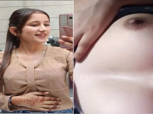 Cute Punjabi Girl Showing Her Boobs To Lover On Video Call HD Watch