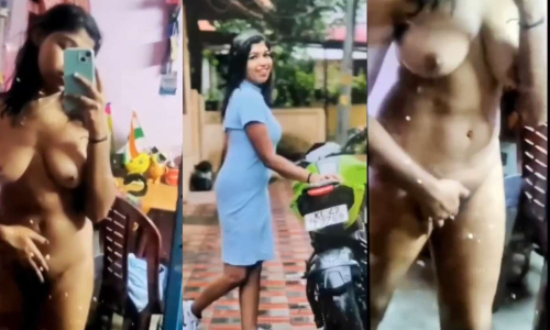 Tamil Malaysian Girl Fully Nude Showing Pressing Her Boobs Show