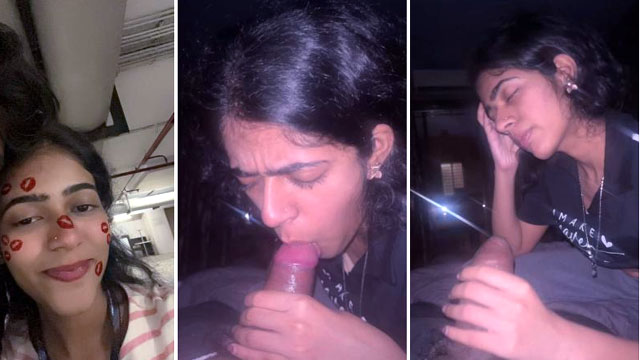 Cute Indian GF Giving BJ Handjob Cum Out Fucking OYO Sex