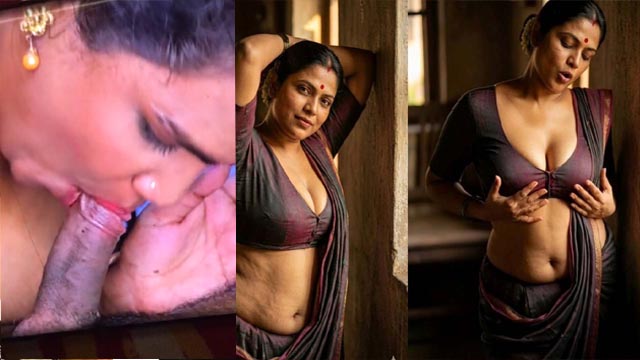 Mature Tamil Aunty Sucking Lover Dick