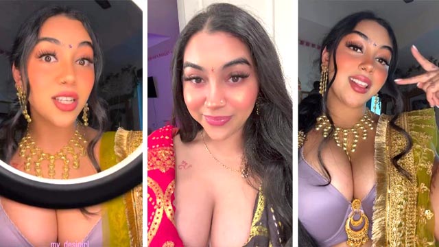 Indian NRI Influencer Vishakha Full Nude & Boobs Pressing Pink Pussy HD Watch