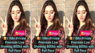 Model Iruu Most Exclusive Showing her Boobs Playing With Nipples With Full Face