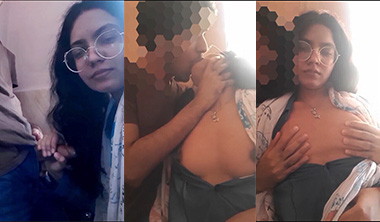 Sexy Indian Chasmish Gf Submissive Boobs Show Viral Leak MMS