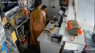 Shop Manager Affair With Multiple Wives CCTV Camera