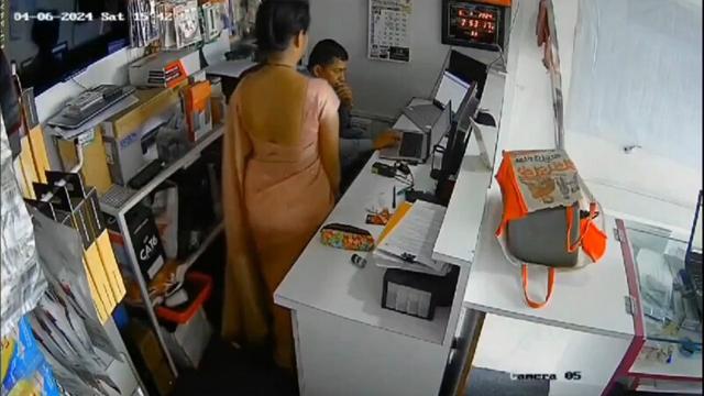 Shop Manager Affair With Multiple Wives CCTV Camera